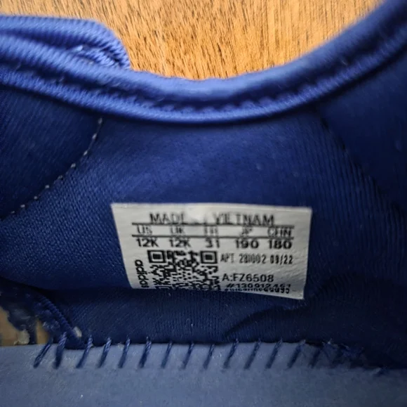 Adidas Kids Altiventure Sport/Swim Sandals Blue Camo Design Size 12k - Picture 7 of 9